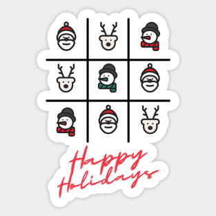 Happy Holidays Sticker